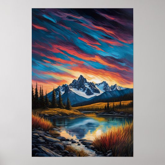 Wilderness Symfonie, ongetemde Natuur Poster (Voorkant)