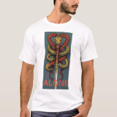 "Wilderness Vanguard Mannen" T-shirt (Voorkant)