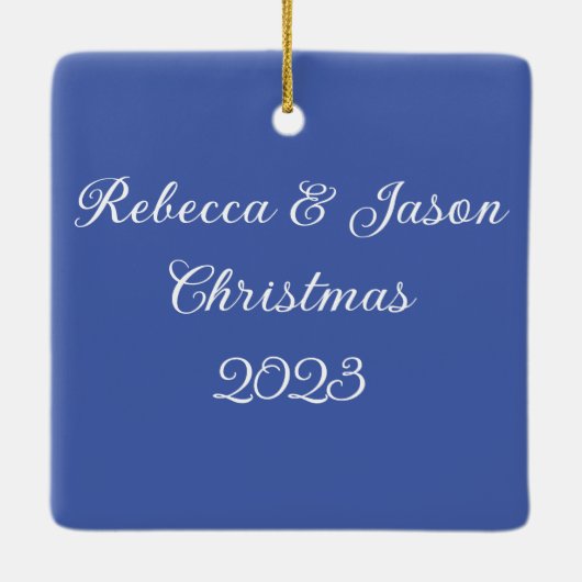 Wilderness Wild Wolf Keramisch Ornament (Achterkant)