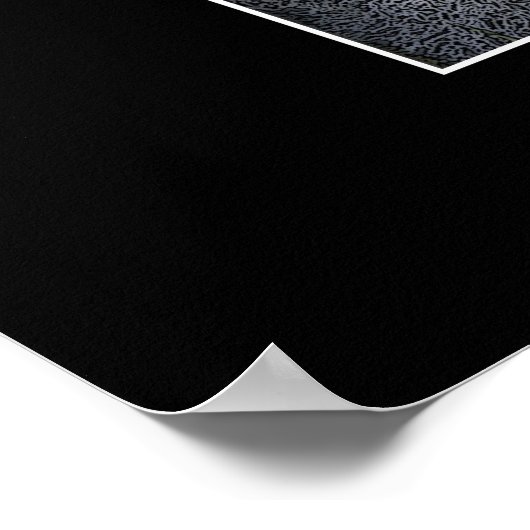 WILDERNESS WOLF Poster met gedicht (Hoek)