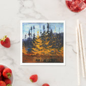 wildernis Tom Thomson Tamaracks Servet (Insitu)