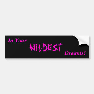 Wildest Dreams Bumpersticker