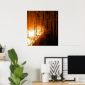 Wildfire Blaze Poster (Thuiskantoor)