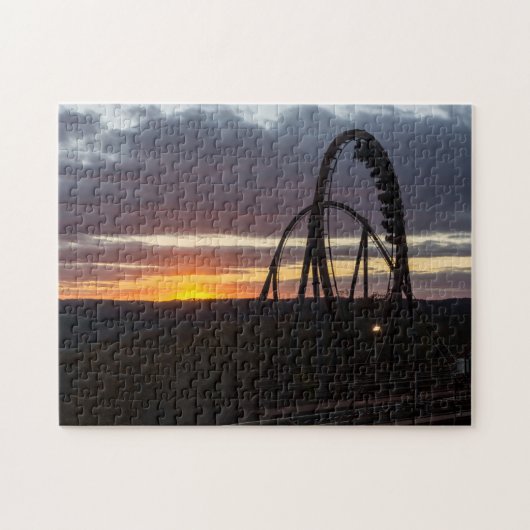 Wildfire Sunset Legpuzzel (Horizontaal)