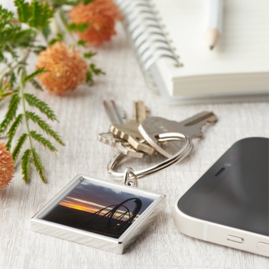 Wildfire Sunset Sleutelhanger (Zijkant)