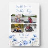 Wildflower 4 Fotocollage Floral Moederdag Fotoplaat (voorkant)