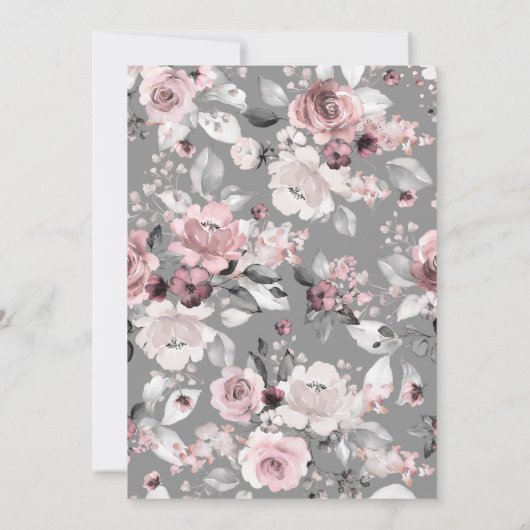 Wildflower 7e verjaardag kaart (Achterkant)