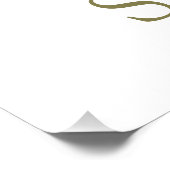 Wildflower aangepaste naam foto afdruk (Hoek)