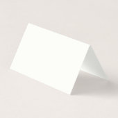  Wildflower Aangepaste Tabelnummertenten Kaart (Achterkant)