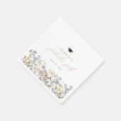 Wildflower Afstuderen Papier Papier servetten Bloe (Hoek)