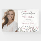 Wildflower Afstuderen Photo Banner (Horizontaal)