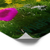 Wildflower AI Fantasy Digitale Kunst Print Landsch (Hoek)