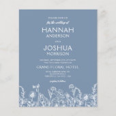 Wildflower All in One Wedding Uitnodiging (Voorkant)