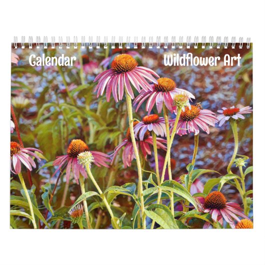 Wildflower Art Bloemenkalender Kalender (Hoes)
