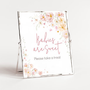 Wildflower Baby in Bloom Baby's zijn zoet Poster