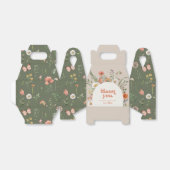 Wildflower Baby shower Favor Boxes Bedankdoosjes (Uitgevouwen)