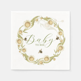 Wildflower Baby to Bee Baby shower Servet