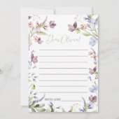 Wildflower Birthday Time Capsule Card Kaart (Voorkant)