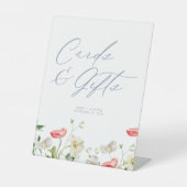 Wildflower Bloemen Kaarten en geschenken voetstuk Reclamebord Met Voetstuk (Voorkant)