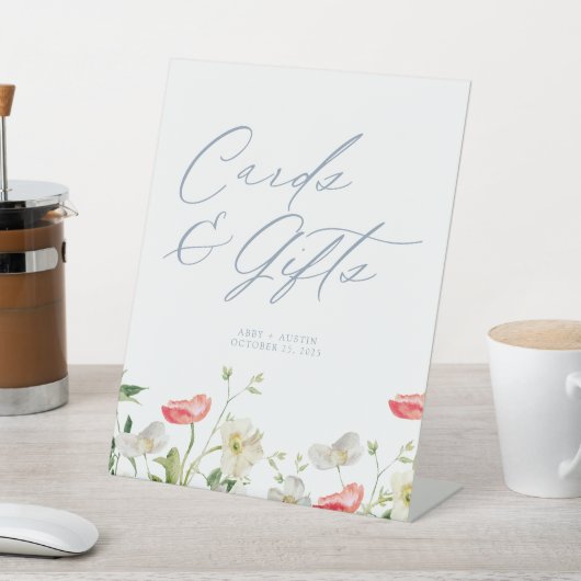 Wildflower Bloemen Kaarten en geschenken voetstuk Reclamebord Met Voetstuk (Insitu)