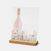 Wildflower Bloemen Mom-Osa Teken Acryl Bord (Hoek)