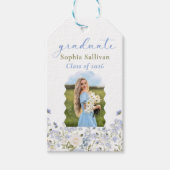 Wildflower Bloom Graduation Party Cadeaulabel (Voorkant)