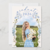Wildflower Bloom Graduation Party Invitation (Devant)