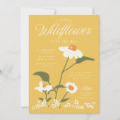 Wildflower Blooms Baby shower Uitnodiging (Voorkant)