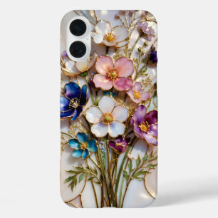 Wildflower Boeket Hoortelefoonhoes Elegante Bloeme iPhone 16 Plus Hoesje