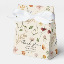 Wildflower Boho Baby shower Bedankdoosjes