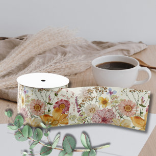 Wildflower boho bloemenlint grosgrain lint