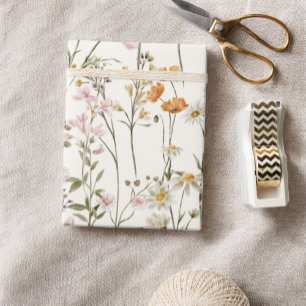 Wildflower Boho Bloom Garden Boho Cadeaupapier