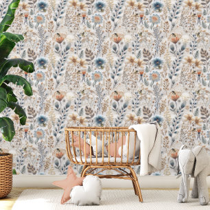 Wildflower Boho Botanische Honing Bijen Behang