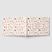 Wildflower Boho Floral Baby shower Gastenboek (Volledig)
