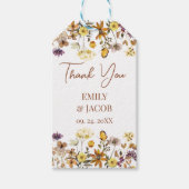 Wildflower Boho Wedding Cadeaulabel (Voorkant)