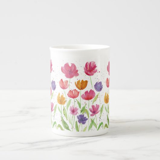 Wildflower Bone China Mok (Voorkant)