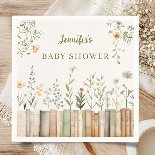 Wildflower Books Baby Shower Geslacht Neutraal Servet