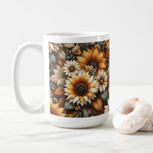 Wildflower Botanical Design 🌷 koffie mok 15oz