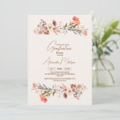 Wildflower Botanical Garden Afstuderen Kaart (Staand voorkant)