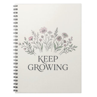 Wildflower Botanisch Notitieboek Blijf Groeien