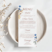 Wildflower Botanisch Trouwmenu Menu