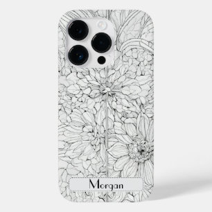 Wildflower Botanische Bloemen Gepersonaliseerd Case-Mate iPhone 14 Pro Hoesje