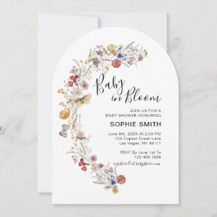 Wildflower botanische tuin Baby in bloei Kaart
