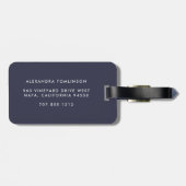 Wildflower Bouquet - Gepersonaliseerd Bagagelabel (Achterkant horizontaal)