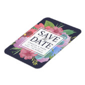 Wildflower Bouquet Save the Date Magneet (Linkerzijde)