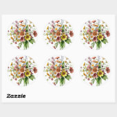Wildflower Bouquet Sticker | Colorful Botanical (Vel)