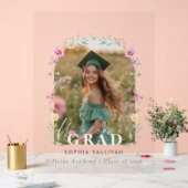 Wildflower Bow Graduation party Photo Welcome (Mariage)