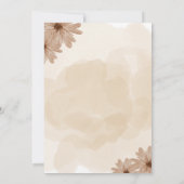 Wildflower Boy Baby shower Uitnodiging (Achterkant)