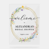 Wildflower Bridal Shower Welcome (Recto)