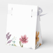 Wildflower bruiloft gunst box bedankdoosjes (Achterkant)